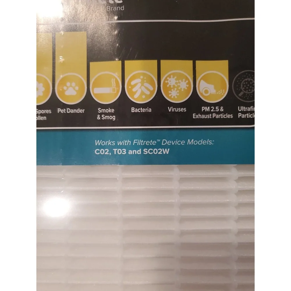 3M Filtrete F2 Allergen Reduction Room Air Purifier Filter - New